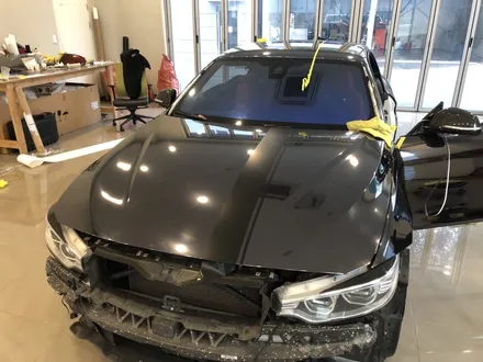 <부산랩핑,부산ppf>BMW 4시리즈 컨버터블 크롬전체랩핑&데칼 작업 / 부산 강서구 명지동
