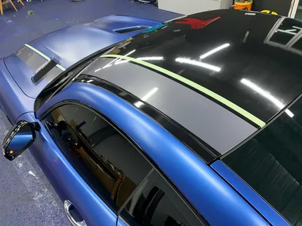 <부산랩핑,부산ppf,부산자동차랩핑>벤츠 AMG GT 사틴 메탈릭 다크블루 자동차 전체랩핑 / 부산 강서구 명지동