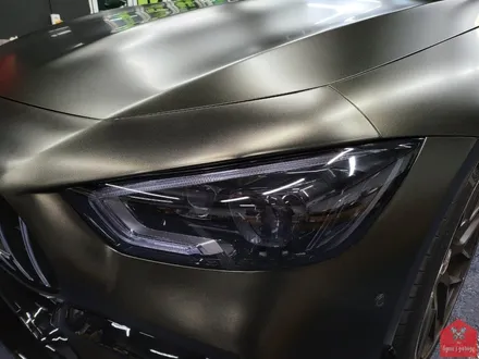 한 단계 UPGRADE! 부산랩핑 전문점 현스게러지 AMG GT 43 사틴 골드더스트 블랙 전체랩핑 & 63 컨버전 작업 소개 / 부산 강서구 명지동