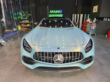 부산랩핑 전문샵 현스게러지 벤츠 AMG GT 이노즈텍 어반 뱀부 전체랩핑 시공 소개 / 부산 강서구 명지동