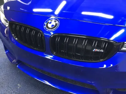 <부산랩핑,부산ppf,부산자동차랩핑>BMW M4 사일런스 에디션 컨버터블 블루라즈베리 전체랩핑 / 부산 강서구 명지동