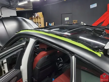 다크 포스 끝판왕! 부산랩핑 전문점 현스게러지 BMW X6 사틴블랙 전체랩핑(+크롬죽이기) 시공 소개 / 부산 강서구 명지동