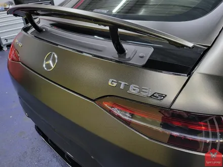 한 단계 UPGRADE! 부산랩핑 전문점 현스게러지 AMG GT 43 사틴 골드더스트 블랙 전체랩핑 & 63 컨버전 작업 소개 / 부산 강서구 명지동