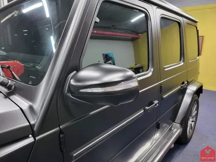 카리스마 올블랙!!! 부산랩핑 전문샵 현스게러지 벤츠 G63 AMG 지바겐 사틴블랙 전체랩핑 시공 소개 / 부산 강서구 명지동
