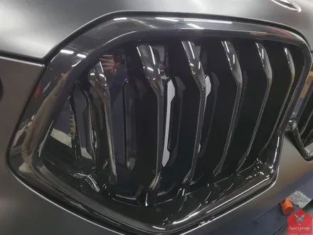 다크 포스 끝판왕! 부산랩핑 전문점 현스게러지 BMW X6 사틴블랙 전체랩핑(+크롬죽이기) 시공 소개 / 부산 강서구 명지동