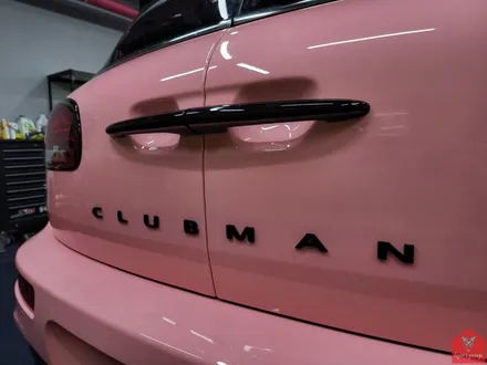 깜찍한 PINK MINI!!! 부산랩핑 전문샵 현스게러지 미니 클럽맨 쿠퍼 S 이노즈텍 체리블로썸 전체랩핑 시공 소개 / 부산 강서구 명지동