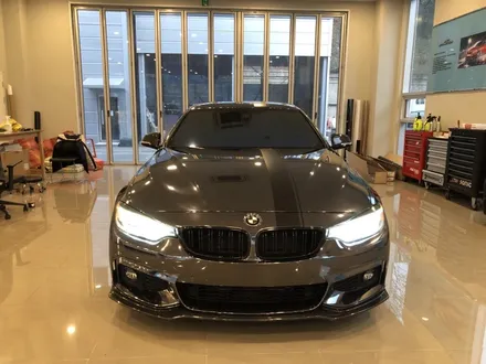 <부산랩핑,부산ppf>BMW 4시리즈 컨버터블 크롬전체랩핑&데칼 작업 / 부산 강서구 명지동