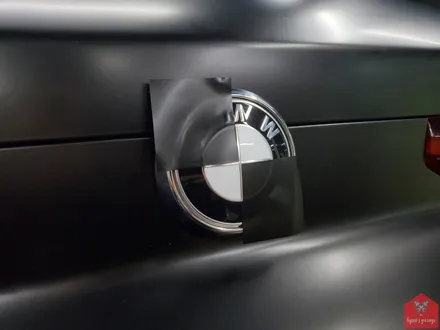 다크 포스 끝판왕! 부산랩핑 전문점 현스게러지 BMW X6 사틴블랙 전체랩핑(+크롬죽이기) 시공 소개 / 부산 강서구 명지동