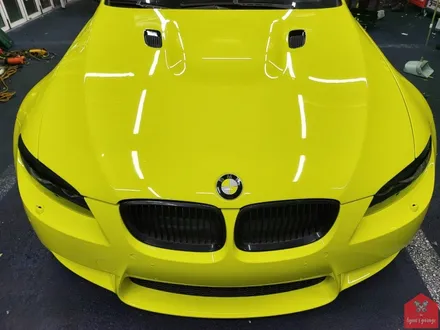 인기 최강 필름의 비결! 부산랩핑 전문점 현스게러지 BMW E92 M3 이노즈텍 레이싱 옐로우 전체랩핑 시공 소개 / 부산 강서구 명지동