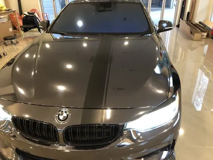 <부산랩핑,부산ppf>BMW 4시리즈 컨버터블 크롬전체랩핑&데칼 작업 / 부산 강서구 명지동