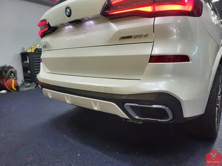 깨끗하게 맑게 자신 있게! 부산랩핑 전문샵 현스게러지 BMW X5 화이트펄 전체랩핑 시공 소개 / 부산 강서구 명지동
