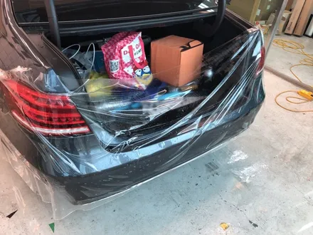 <부산랩핑,부산ppf,부산자동차랩핑>벤츠 e클래스 앞,뒤 범퍼 ppf / 부산 강서구 명지동