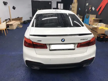 <부산랩핑,부산ppf,부산자동차랩핑>BMW 520d 5시리즈 g30  루프스킨, 윈도우 크롬죽이기, 라이트 필름, 스모그 필름 / 부산 강서구 명지동