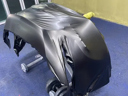<부산랩핑,부산ppf,부산자동차랩핑>벤츠 A45 AMG 사틴 골드더스트블랙 전체랩핑 3m 2080 / 부산 강서구 명지동