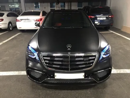 <부산랩핑,부산ppf,부산자동차랩핑>벤츠 s클래스 s65amg 사틴블랙 전체랩핑, 바디킷,라이트,휠,캘리퍼도색, 실내랩핑까지의 전체 튜닝작업 part.1 / 부산 강서구 명지동