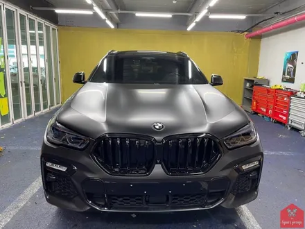 다크 포스 끝판왕! 부산랩핑 전문점 현스게러지 BMW X6 사틴블랙 전체랩핑(+크롬죽이기) 시공 소개 / 부산 강서구 명지동