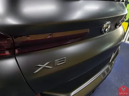 다크 포스 끝판왕! 부산랩핑 전문점 현스게러지 BMW X6 사틴블랙 전체랩핑(+크롬죽이기) 시공 소개 / 부산 강서구 명지동