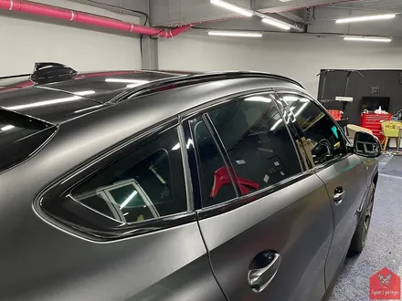 다크 포스 끝판왕! 부산랩핑 전문점 현스게러지 BMW X6 사틴블랙 전체랩핑(+크롬죽이기) 시공 소개 / 부산 강서구 명지동