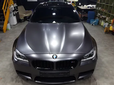 <부산랩핑,부산ppf>BMW M5 사틴다크그레이 전체랩핑 / 부산 강서구 명지동