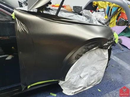 한 단계 UPGRADE! 부산랩핑 전문점 현스게러지 AMG GT 43 사틴 골드더스트 블랙 전체랩핑 & 63 컨버전 작업 소개 / 부산 강서구 명지동