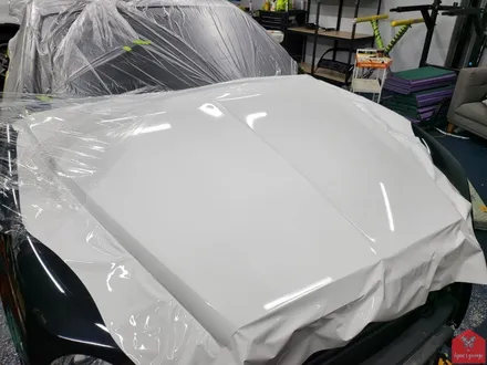 눈부신 아름다움! 부산랩핑 전문점 현스게러지 벤틀리 플라잉스퍼 유광 화이트 전체랩핑 시공 소개 / 부산 강서구 명지동