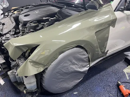 부산랩핑 전문샵 현스게러지 인피니티 Q50 이노즈텍 카키그린 전체랩핑 시공 소개 / 부산 강서구 명지동