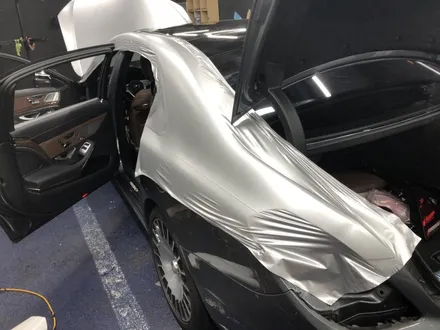 <부산랩핑,부산ppf,부산자동차랩핑>벤츠 S클래스 마이바흐 투톤랩핑, 듀오톤랩핑 / 부산 강서구 명지동