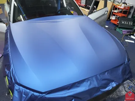 무광의 매력에 빠져보자! 부산 자동차랩핑 전문점 현스게러지 BMW 1시리즈 매트 메탈릭 블루 전체랩핑 시공 소개 / 부산 강서구 명지동