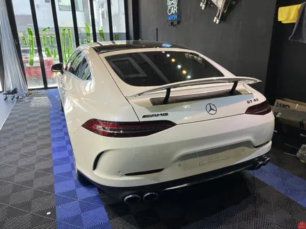 다크 포스 AMG!!! 부산랩핑 전문샵 현스게러지 벤츠 AMG GT 43 4도어 사틴블랙 전체랩핑 시공 소개 / 부산 강서구 명지동