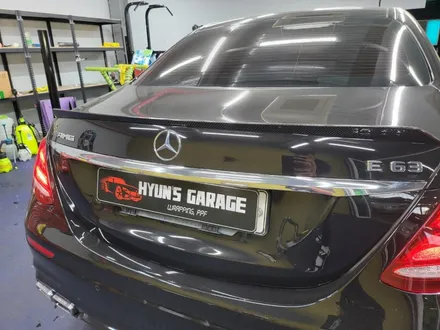 부산랩핑 전문샵 현스게러지 벤츠 E63 AMG 크롬죽이기 랩핑 시공 소개 / 부산 강서구 명지동