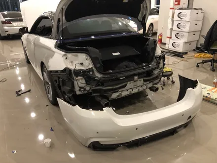 <부산랩핑,부산ppf>BMW 4시리즈 컨버터블 크롬전체랩핑&데칼 작업 / 부산 강서구 명지동