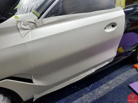 부산랩핑 전문점 현스게러지 BMW X6 사틴 화이트 펄 전체랩핑 시공 소개 / 부산 강서구 명지동
