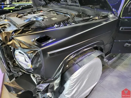 카리스마 올블랙!!! 부산랩핑 전문샵 현스게러지 벤츠 G63 AMG 지바겐 사틴블랙 전체랩핑 시공 소개 / 부산 강서구 명지동