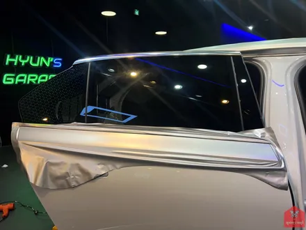BMW 7시리즈 사틴 화이트 알루미늄 투톤 랩핑 (듀오톤 랩핑) 시공 소개 / 부산 기장, 김해, 창원