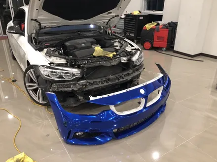 <부산랩핑,부산ppf>BMW 4시리즈 컨버터블 크롬전체랩핑&데칼 작업 / 부산 강서구 명지동