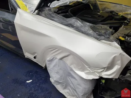 부산랩핑 전문점 현스게러지 BMW G30 5시리즈 사틴 화이트 펄 전체랩핑 시공 소개 / 부산 강서구 명지동