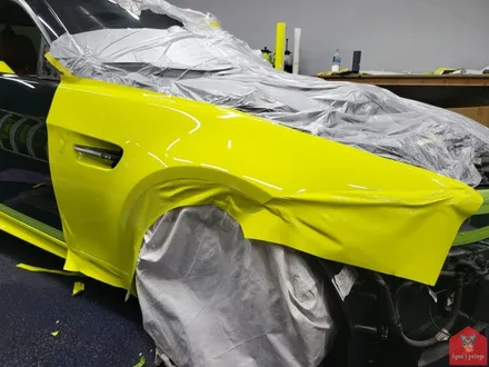인기 최강 필름의 비결! 부산랩핑 전문점 현스게러지 BMW E92 M3 이노즈텍 레이싱 옐로우 전체랩핑 시공 소개 / 부산 강서구 명지동
