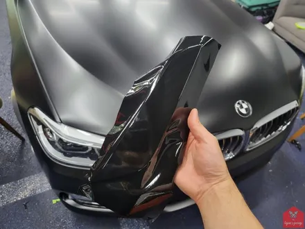 호불호 없는 컬러!!! 부산랩핑 현스게러지 BMW G30 5시리즈 520d 사틴블랙 전체랩핑 시공 소개 / 부산 강서구 명지동