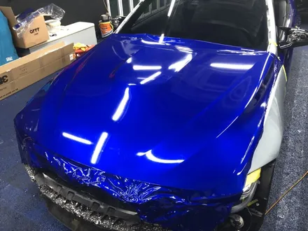<부산랩핑,부산ppf,부산자동차랩핑>BMW M4 사일런스 에디션 컨버터블 블루라즈베리 전체랩핑 / 부산 강서구 명지동
