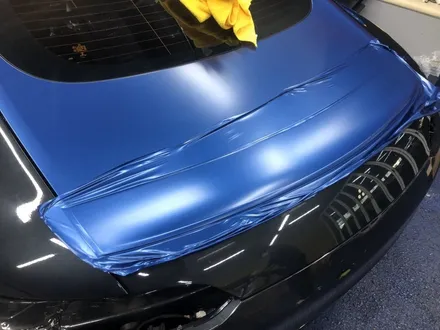 <부산랩핑,부산ppf,부산자동차랩핑>벤츠 AMG GT 사틴 메탈릭 다크블루 자동차 전체랩핑 / 부산 강서구 명지동