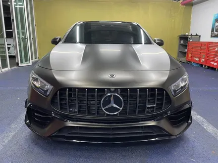 <부산랩핑,부산ppf,부산자동차랩핑>벤츠 A45 AMG 사틴 골드더스트블랙 전체랩핑 3m 2080 / 부산 강서구 명지동