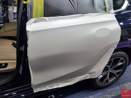 부산랩핑 전문점 현스게러지 BMW X6 사틴 화이트 펄 전체랩핑 시공 소개 / 부산 강서구 명지동