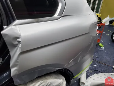 부산랩핑 전문점 현스게러지 BMW X7 사틴 화이트 알루미늄 전체랩핑 시공 소개 / 부산 강서구 명지동