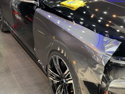 부산 랩핑 전문샵 현스게러지 BMW I7 투톤랩핑(듀오톤) 시공 소개 / 부산 기장, 김해, 창원