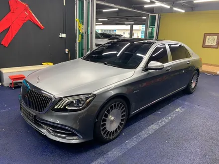 <부산랩핑,부산ppf,부산자동차랩핑>벤츠 S클래스 마이바흐 투톤랩핑, 듀오톤랩핑 / 부산 강서구 명지동