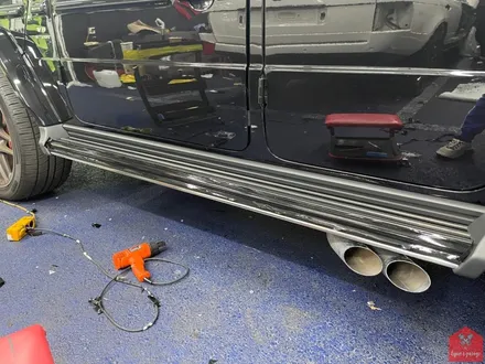 부산랩핑 전문점 현스게러지 벤츠 G63 AMG G바겐 크롬죽이기 시공 소개 / 부산 강서구 명지동