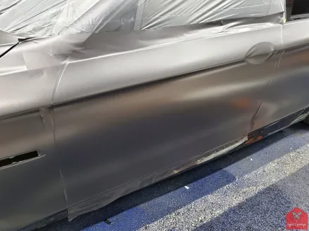 부산랩핑 전문점 현스게러지 BMW F10 5시리즈 사틴 다크 그레이 전체랩핑 시공 소개 / 부산 강서구 명지동