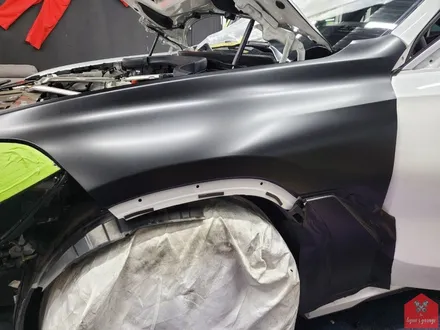 다크 포스 끝판왕! 부산랩핑 전문점 현스게러지 BMW X6 사틴블랙 전체랩핑(+크롬죽이기) 시공 소개 / 부산 강서구 명지동