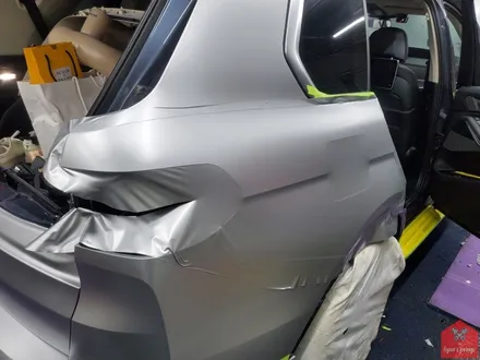 부산랩핑 전문점 현스게러지 BMW X7 사틴 화이트 알루미늄 전체랩핑 시공 소개 / 부산 강서구 명지동
