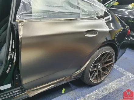 한 단계 UPGRADE! 부산랩핑 전문점 현스게러지 AMG GT 43 사틴 골드더스트 블랙 전체랩핑 & 63 컨버전 작업 소개 / 부산 강서구 명지동